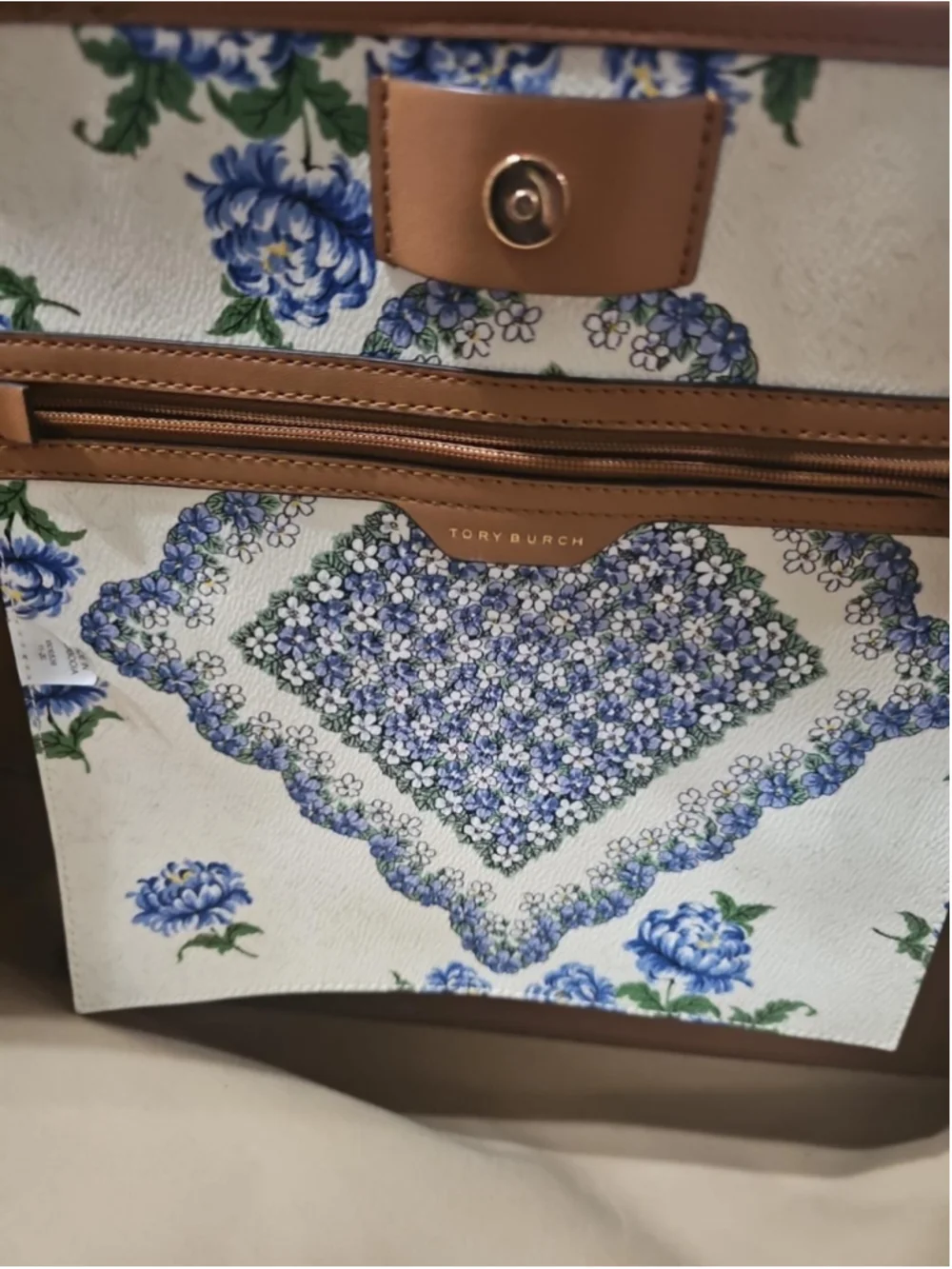 Women's Tory Burch Floral Tote Bag One Size Large